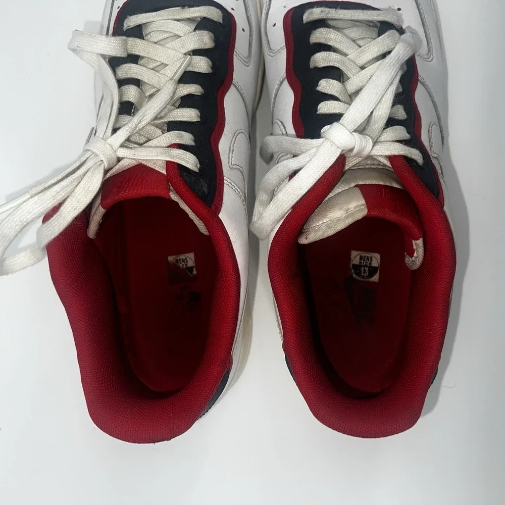 Nike Air Force 1‎ '07 LV8 Double Layer Obsidian Red 2019 Men's Size 13 Sneakers